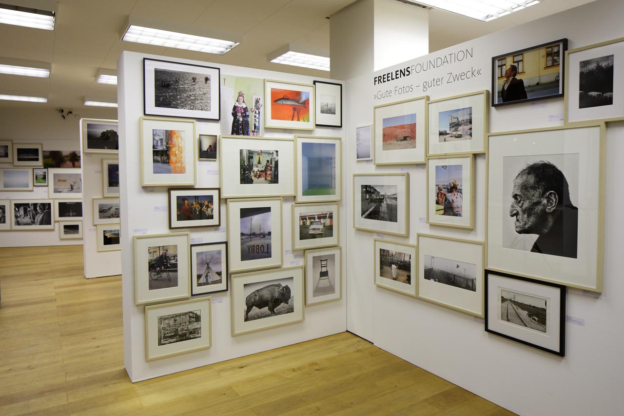 "Eröffnung der Benefizausstellung"